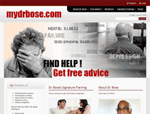Tablet Screenshot of drbose-psychologist.com